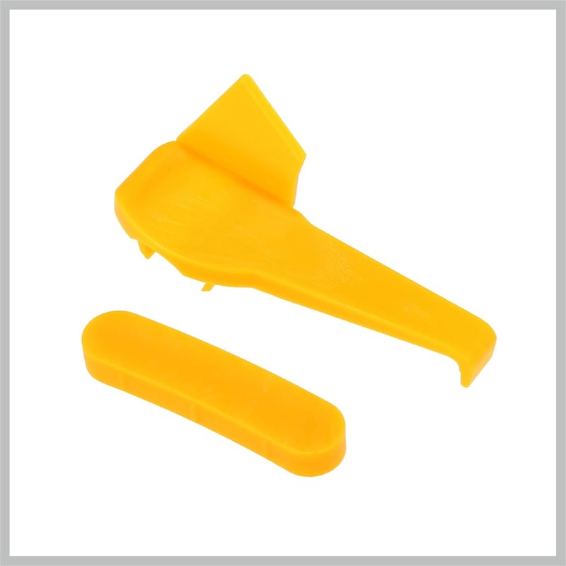 RATCHROLL 6 Sets Tire Changer Plastic Insert Tire Demount Head Tire Machine Guard Wheel Side Protector for Mount Demount Duck Head Tyre Repair 2.32"x0.75"x1.14" Replacement Car Parts - Image 4